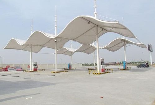 【广州建筑膜结构,收费站广场膜结构厂家直销膜结构车棚景观棚遮阳雨棚】-
